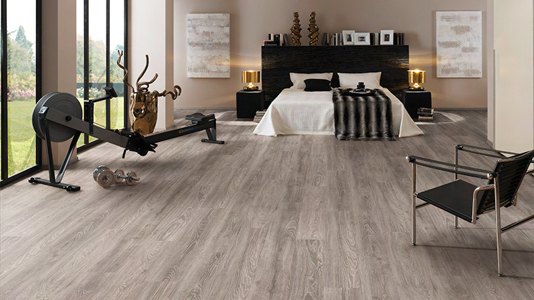 Laminat Twinclic als Schlafzimmerboden 